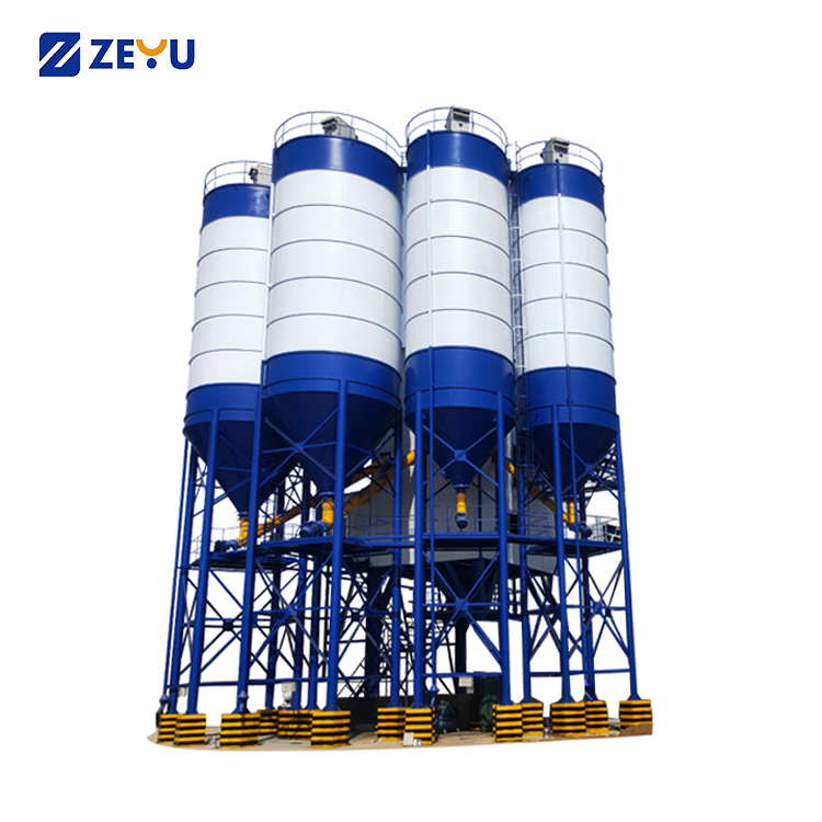 Low price concrete mixing plant 200t cement silos