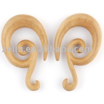 Fashion vortex acrylic piercing jewelry ear plug ear spiral body ring