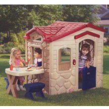 outdoor plastic cubby house