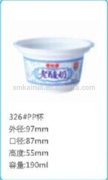 Disposable Plastic Yogurt Cup (Capacity 190ml )