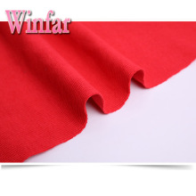 Polyester Spandex Custom 2x2 Knit Rib Fabric