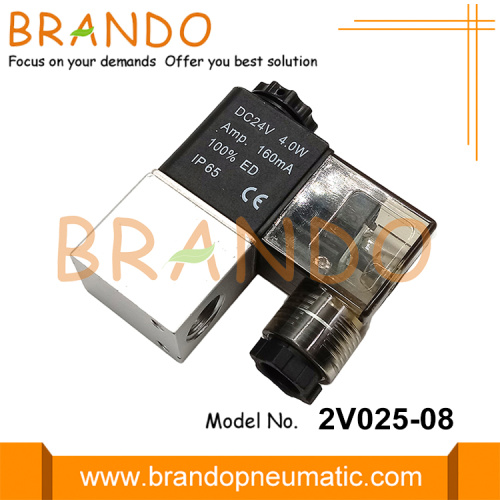 2V025-08 1/4 &#39;&#39; Pnömatik Kontrol Hava Solenoid Valfı