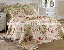Hot Selling Printed Floral High Quality Quilt Cover