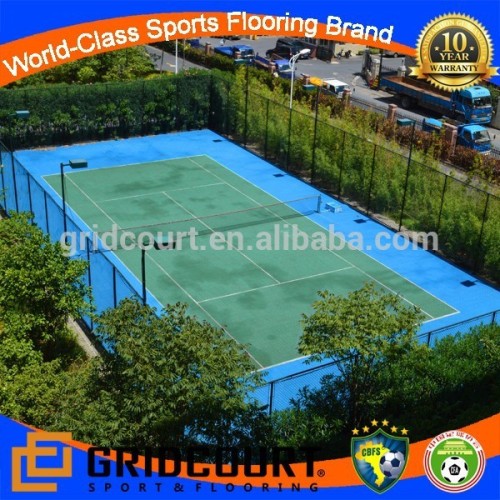 ITF approved outdoor tennis court coating