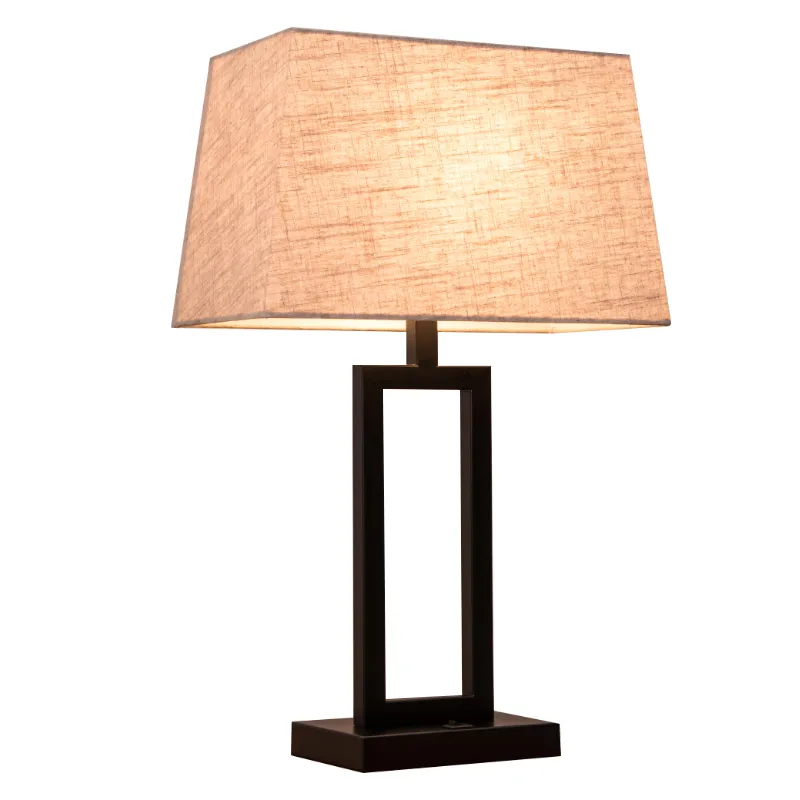 Stylish White LED Desk Lamp for Modern Bedroom Elegance