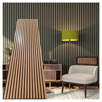Easy to Decorate Acoustic Felt Panel MDF Wood Veneer