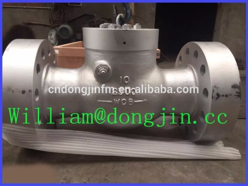 JIS stainless steel flange swing check valve / forged piston check valve