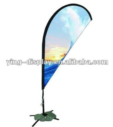 Guangzhou All kinds of flying beach flag Polyester hand flag beach flag