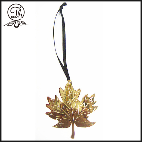 Fancy unique ribbon bookmarks for Maple shape