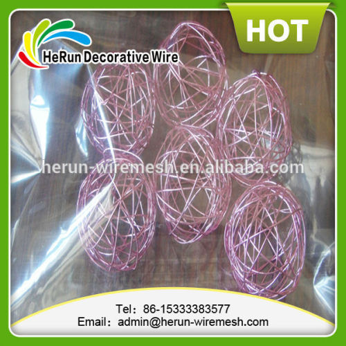 Wholesale Decorative wire balls/Christmas tree hanging balls