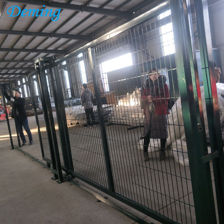PVC Coated Security Iron Sliding Gate Designs for Home