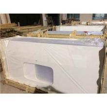 Bathroom Solid Quartz Stone Countertops Basin