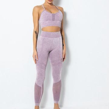 Costume de legging de soutien-gorge de sport pour femmes