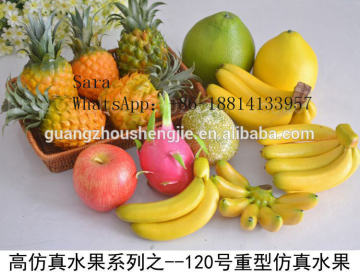 Wholesale decorative fruit/Fake Plastic Artificial Banana fruit