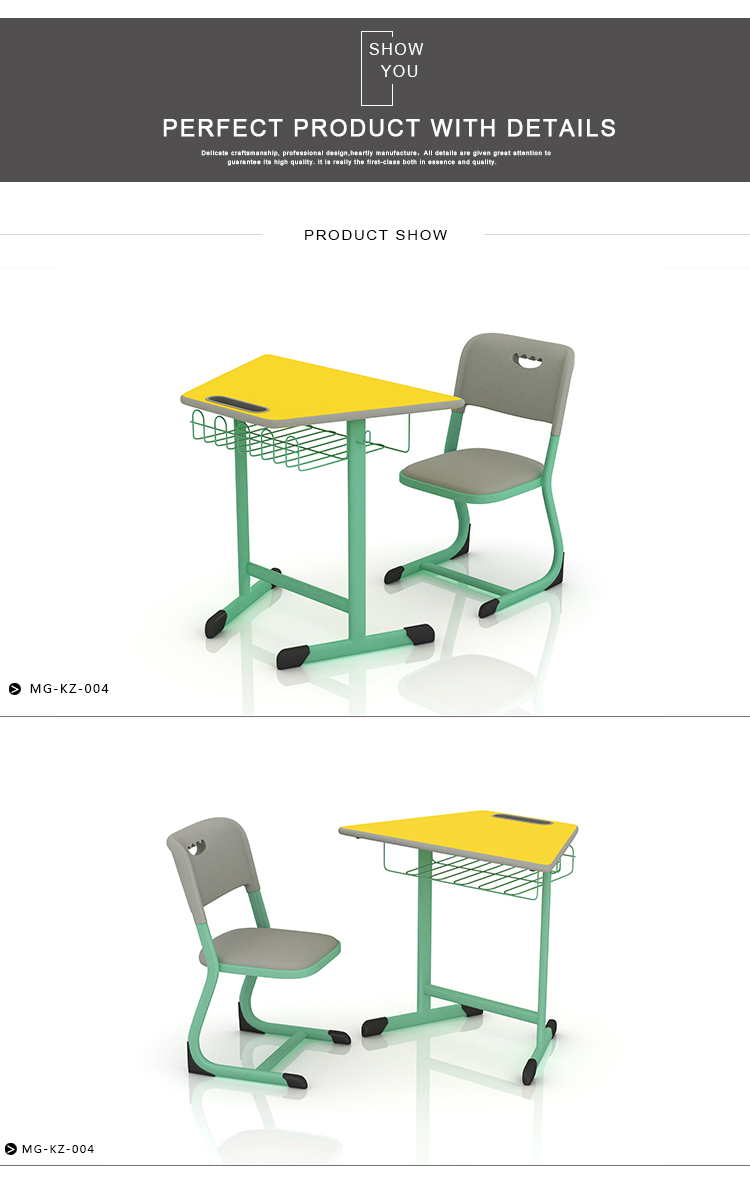 Cheap and high-quality school furniture student desk and chair set sell student chair and desk