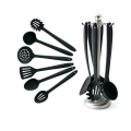 Bons outils de cuisine en acier inoxydable silicone ustensiles de cuisine