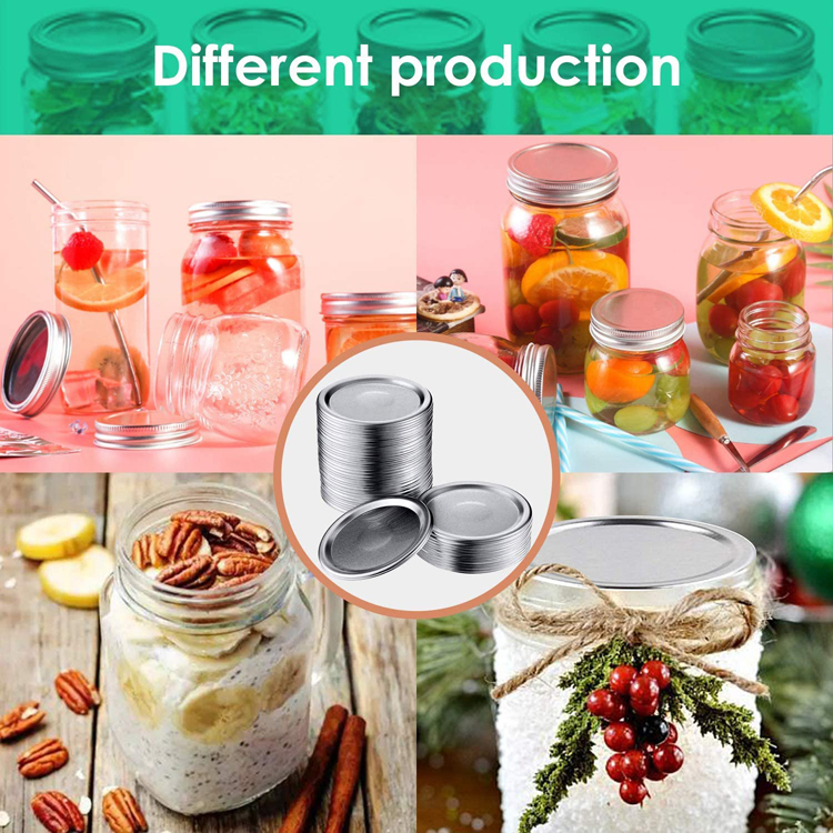 Yuming Stainless Steel Lids For Jar Glass Jars Lids Jar Rose Gold Lid