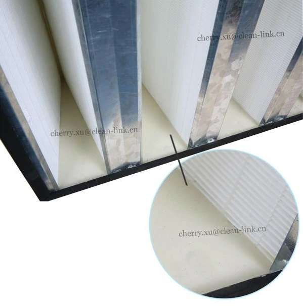 Factory Supply V-Bank HVAC Filters HEPA Air Filter