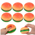 Plastic Soft TPR -materiaal Squeeze Toys Hamburger