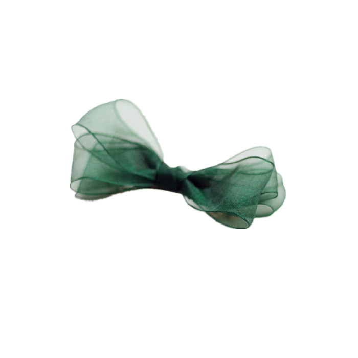 Eco-vriendelijke mini organza ribbon bow voor bh