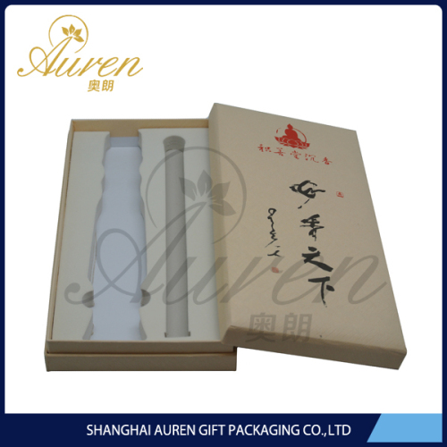 Word cup design cardboard retail food packaging box