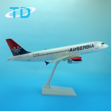 A320 scale 1/100 37.6cm airplane plastic model