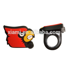 promotion gift cool eagle head shape soft pvc customized topper pencil