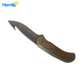 Ridge Free Engraving Gut Hook huting knife