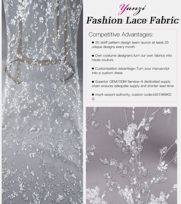 White Lace Fabric