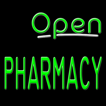 led pharmacy sign board