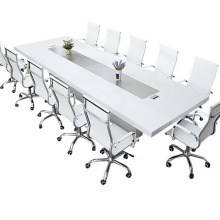 Modern White High Gloss Office Meeting Table