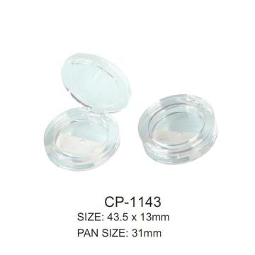 Round Plastic Eyeshadow Compact Case With 31mm Pan