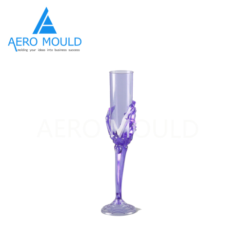 Plastic champagne glass injection mold