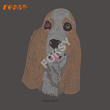 Lovely Dog Rhinestone Transfer Iron On Designs