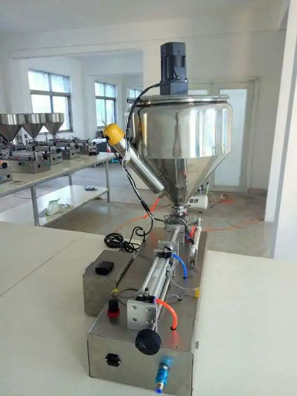 Semi-Automatic Filling Machine with Heating and Stirring for Honey