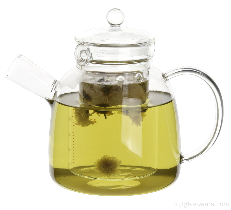 Bouilloire à thé en verre borosilicate meilleure grande théière