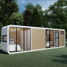 Luxury Apple Pod: Modular Capsule House & Mobile Home