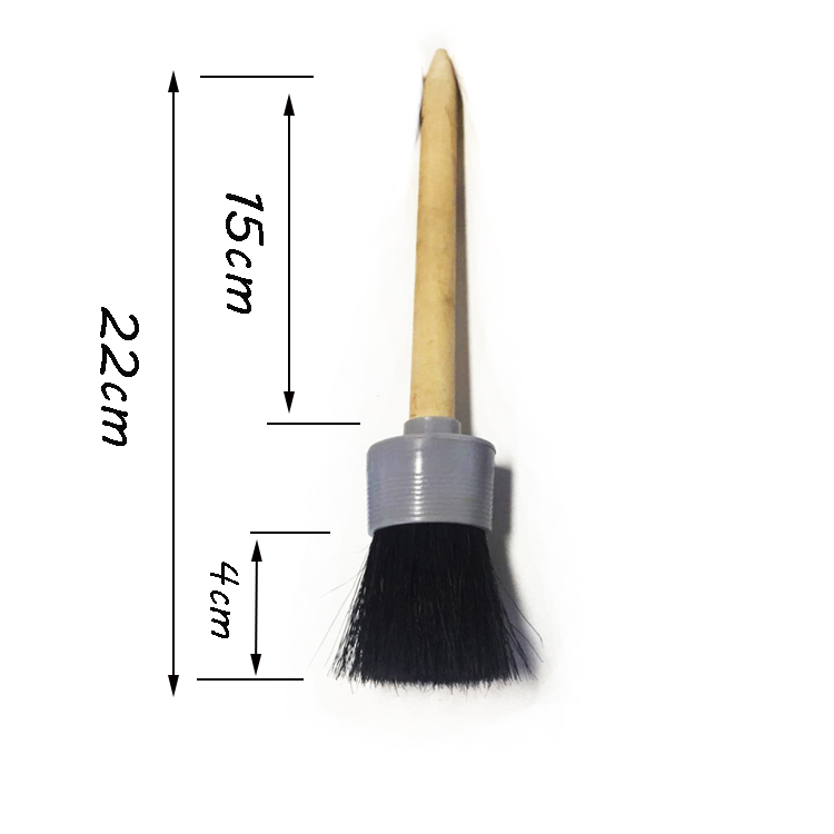 Widely favorite outside surface cleaning PP hair detailing brush