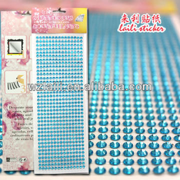 acrylic diamond stickers/gemstone sticker/acrylic diamond sticker for decoration