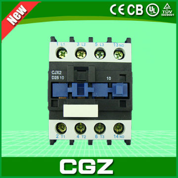 cngz brand 2015 hot sale 230v single phase contactor ac contactor single phase electrical contactor