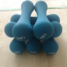 Bone Shaped Color Neoprene Dumbbells