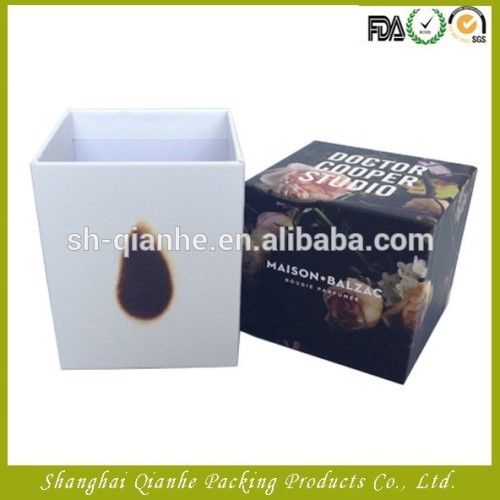 Exquisite candle box with cavity handcraft box