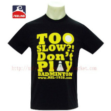 Funny Mens Badminton T Shirt