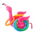 Eastommy feriado Flamingo inflável Ring Toss Game