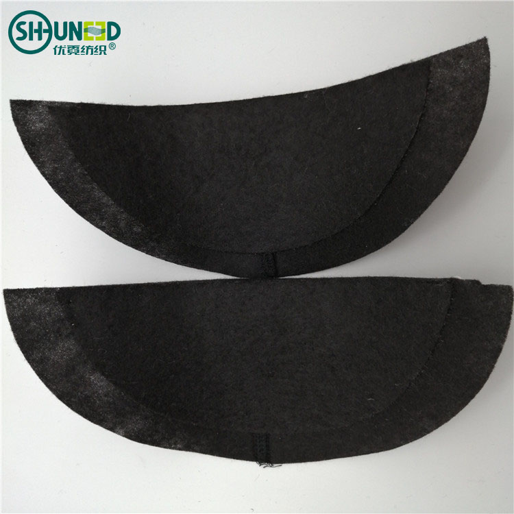 Eco-friendly Fashion Needle Punch Non Woven Filler Shoulder Pads for Men and Women Garment Suit