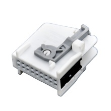 TE White Connector 20-Hole Car Plug/Wiring Harness Sheath