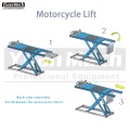 Motorclyle Scissor Lift with 800kg Lifting Capacity