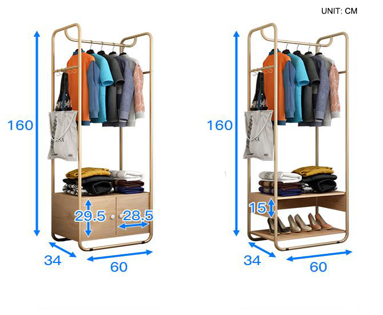 Coat Rack Clothes Hanger Stand Simple Hanger Multi-Function Rack