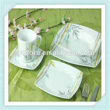 square shape dinnerware set,discount dinnerware sets,square melamine dinnerware sets