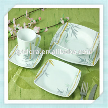 square shape dinnerware set,discount dinnerware sets,square melamine dinnerware sets